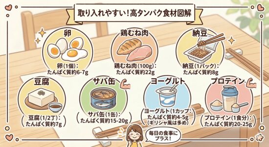 たんぱく質食材